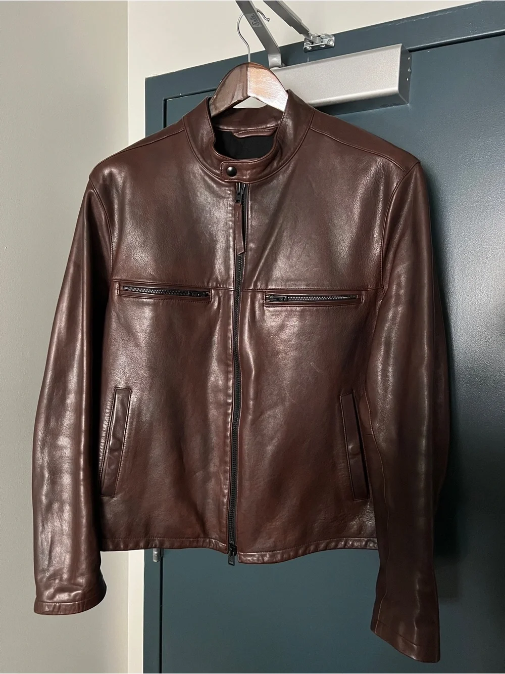 Banana Republic Lambskin Leather Jacket